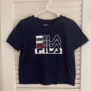 Navy Blue Fila T-Shirt